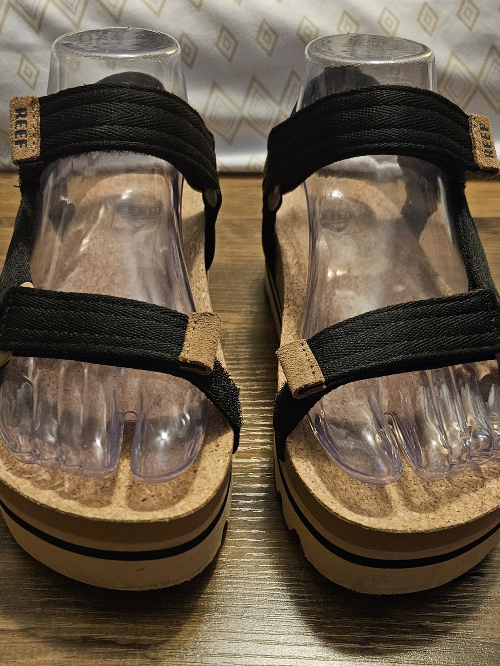 Reef Women’s Black Platform Sandals